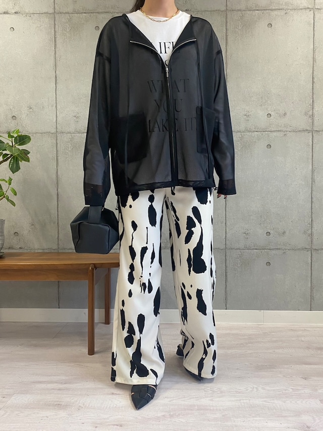 ドロップペイント柄パンツ