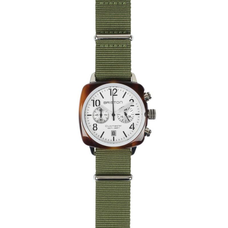 CLUBMASTER CLASSIC CHRONOGRAPH TORTOISE WATCH