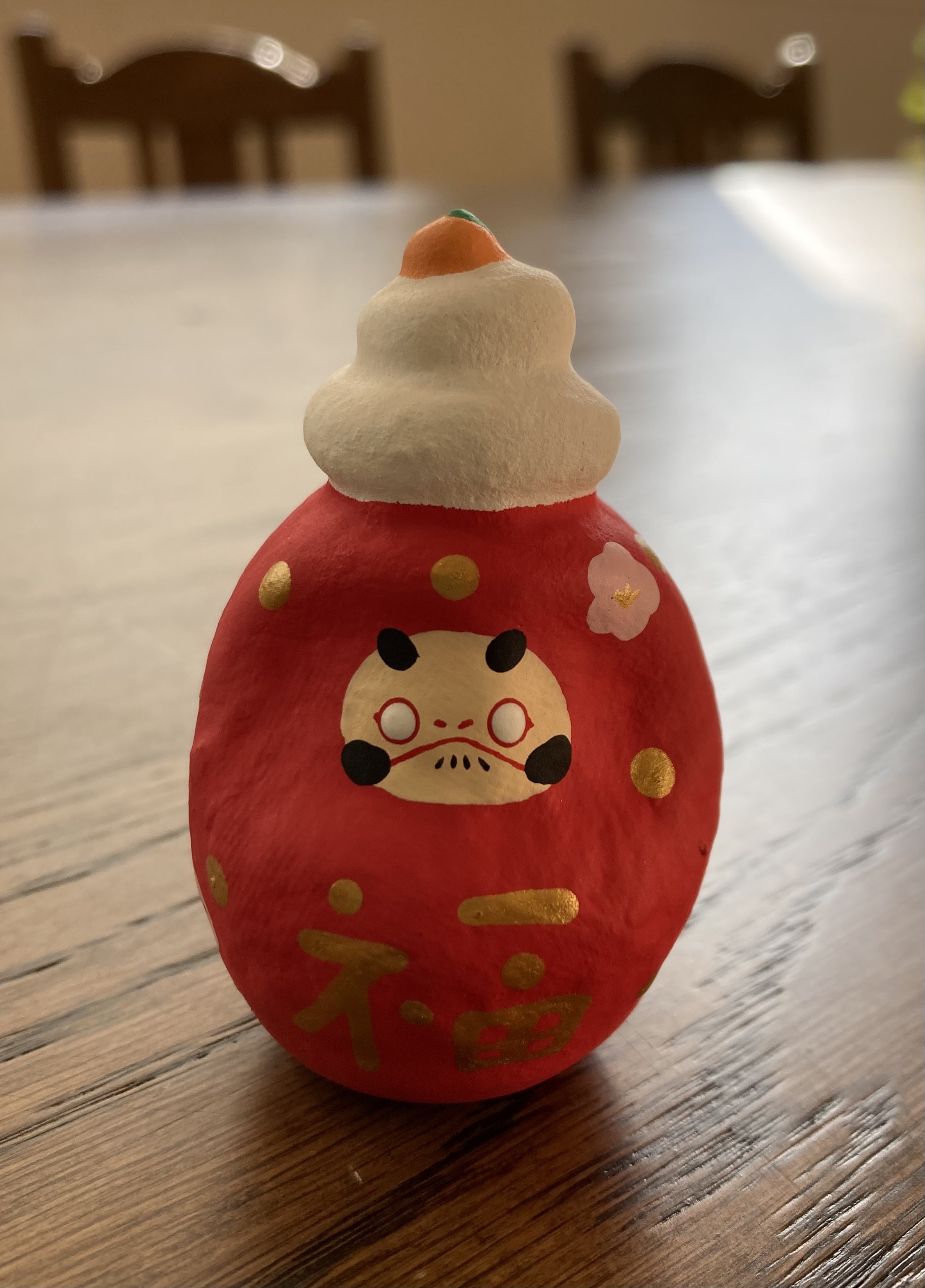 お正月だるま　山口さくら